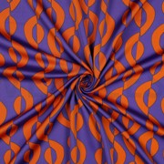 ROYAL MICRO SATIN GEOMETRIC PURPLE (thumbnail) #3