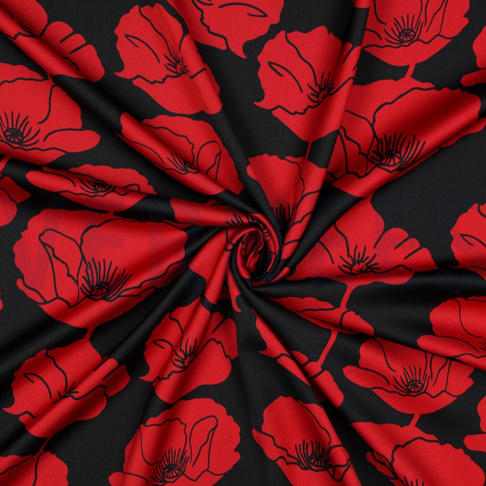 ROYAL MICRO SATIN FLEURS NOIR #7