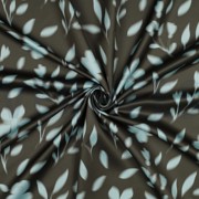 ROYAL MICRO SATIN DIGITAL BLUMEN ARMEEGRÜN (thumbnail) #3