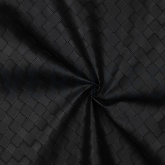KUNSTLEDER GEWEBT SCHWARZ #7
