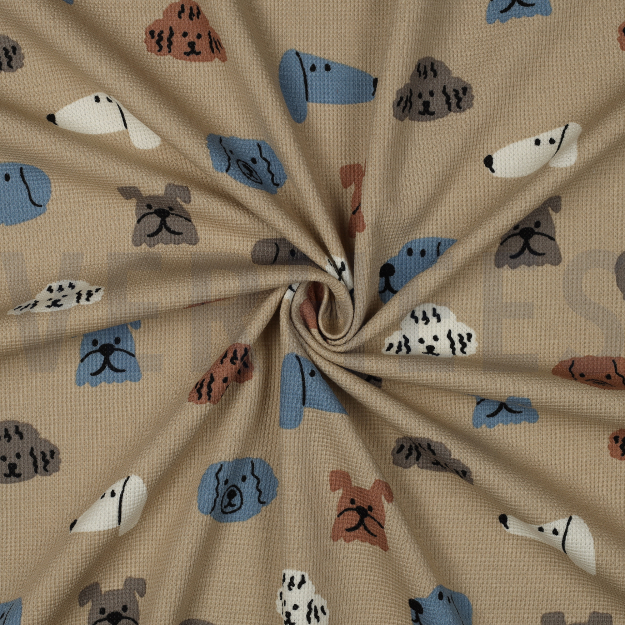 WAFFELJERSEY HUNDE HELLBRAUN (high resolution) #3