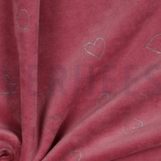 NICKY VELOURS GLITTER HEARTS MAUVE (thumbnail) #3