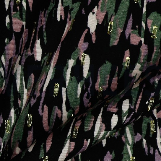 VISKOSE LUREX ABSTRACT SCHWARZ #7