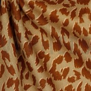 LINEN VISCOSE WASHED ANIMAL SKIN SAND (thumbnail) #3