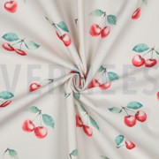 TABLECLOTH DIGITAL WATER REPELLENT CHERRIES WHITE (thumbnail) #3