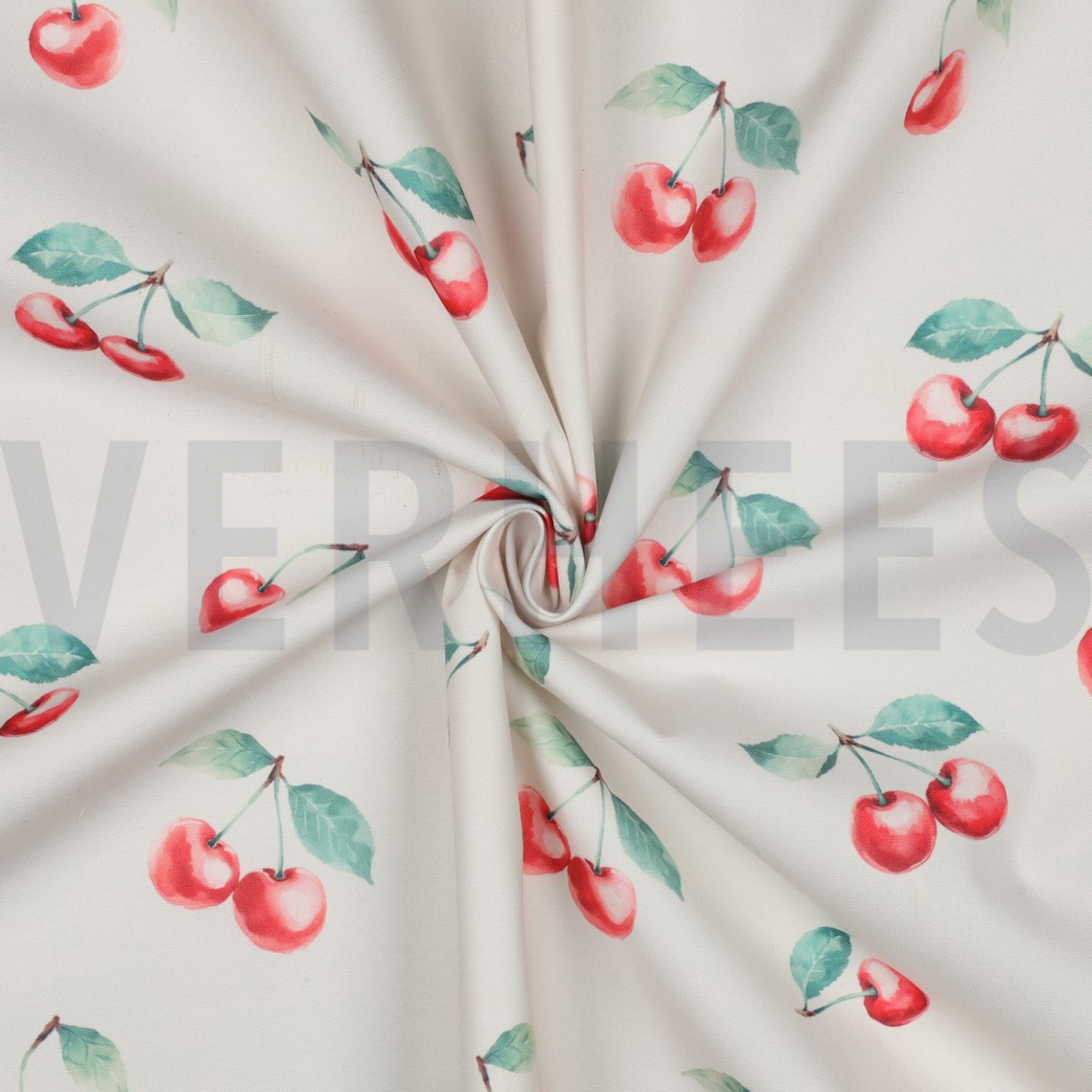 TABLECLOTH DIGITAL WATER REPELLENT CHERRIES WHITE (high resolution) #3