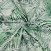 TISCHDECKE DIGITAL WASSERABWEISEND BLÄTTER WEISS (thumbnail) #3