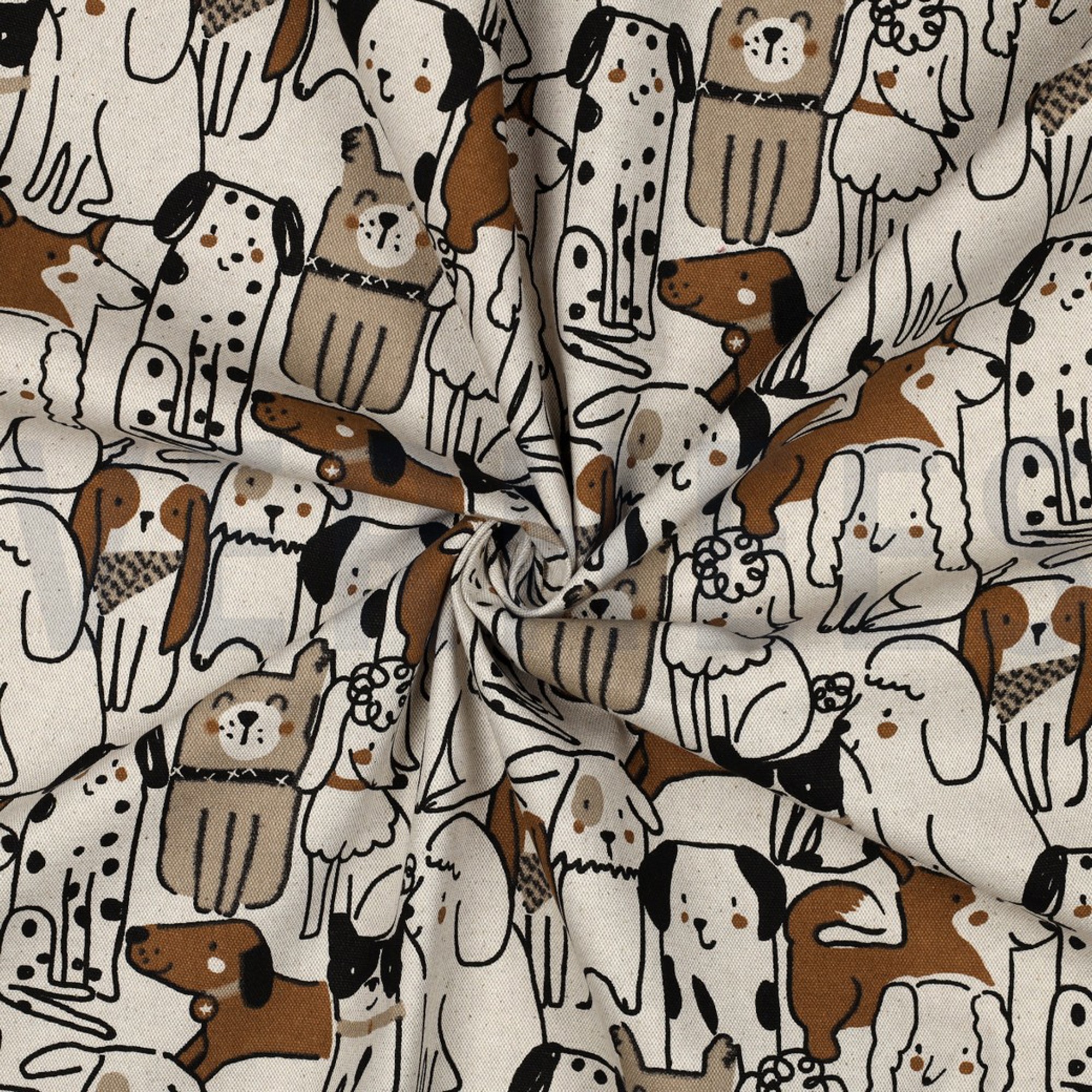 TOILE DÉCORATION CHIENS NATUREL (high resolution) #3