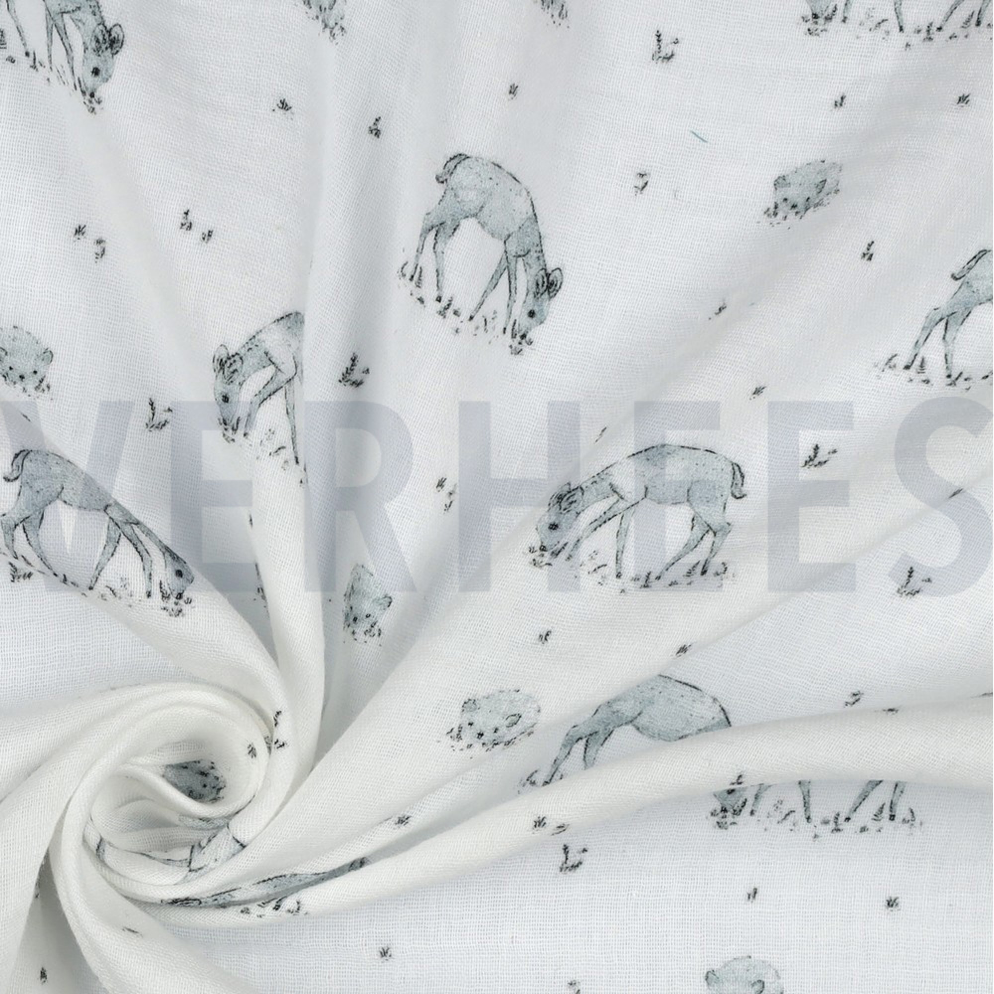 DOUBLE GAUZE GOTS DIGITAAL BOS WIT (high resolution) #3