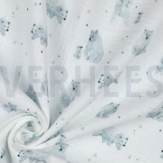 DOUBLE GAUZE GOTS DIGITAAL BOS WIT (thumbnail) #3