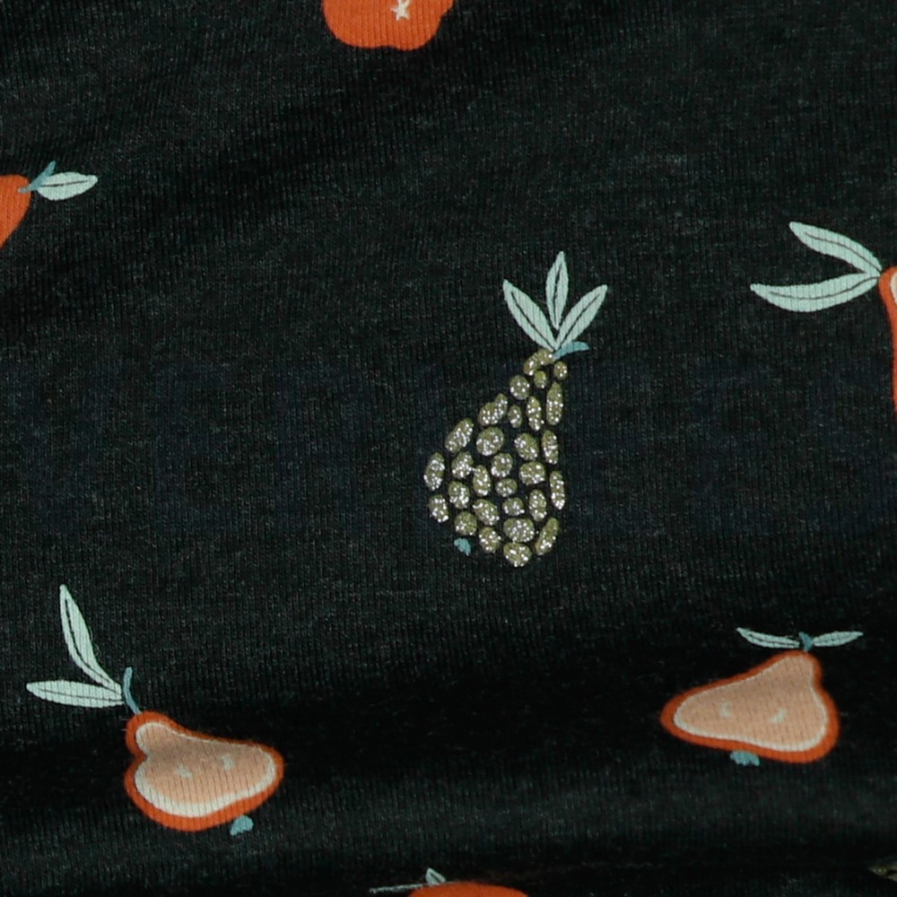JERSEY MELANGE GLITTER PEARS ANTHRACITE MELANGE #7