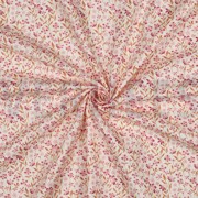 BAUMWOLLE POPELINE BLUMEN ROSA (thumbnail) #3