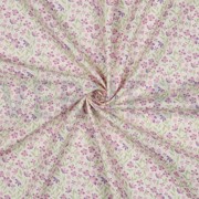 BAUMWOLLE POPELINE BLUMEN LILA/VIOLETT (thumbnail) #3