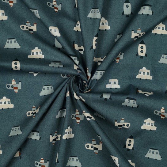 FINE POPLIN VEHICLES PETROL #7