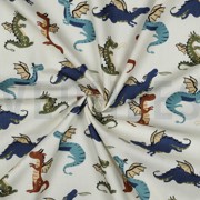 FINE POPLIN DRAGONS OFFWHITE (thumbnail) #3