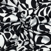 COTON SATIN ABSTRACT NOIR (thumbnail) #3