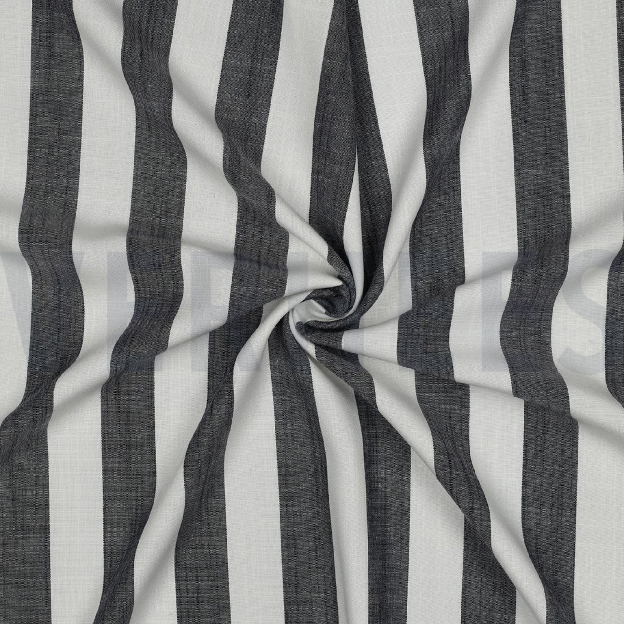 VISKOSE GARNGEFÄRBT STREIFEN MARINEBLAU (high resolution) #3