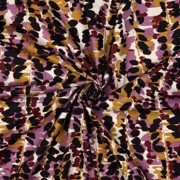COTON VISCOSE ABSTRACT BORDEAUX (thumbnail) #3