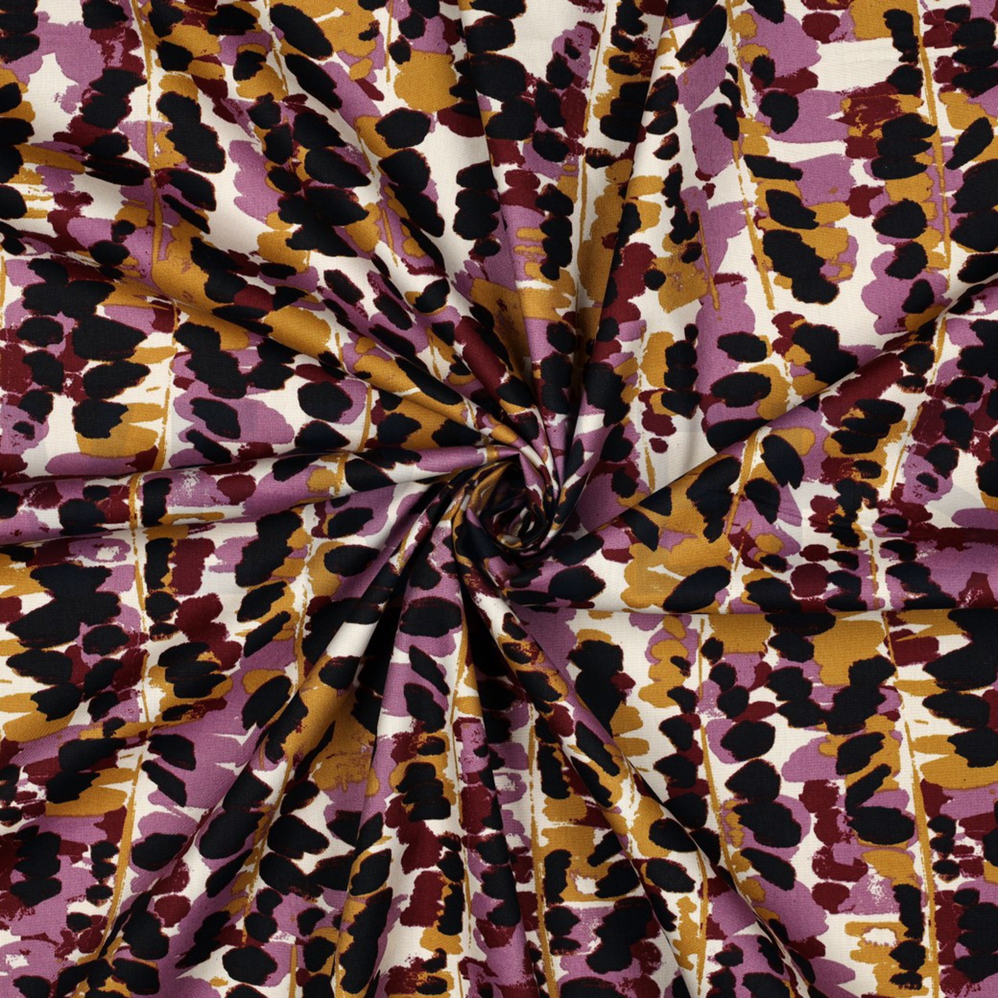 COTON VISCOSE ABSTRACT BORDEAUX (high resolution) #3