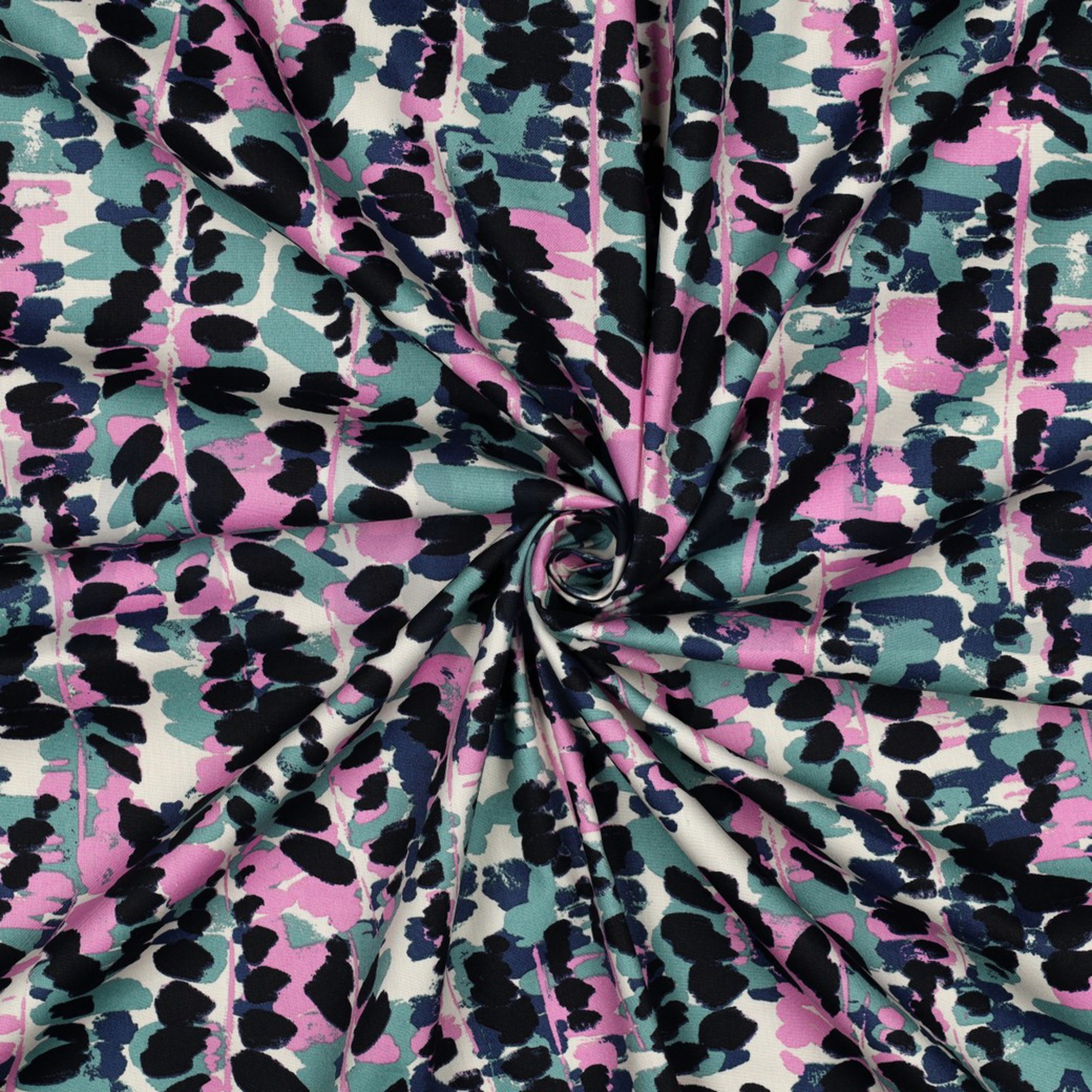 COTON VISCOSE ABSTRACT VERT (high resolution) #3