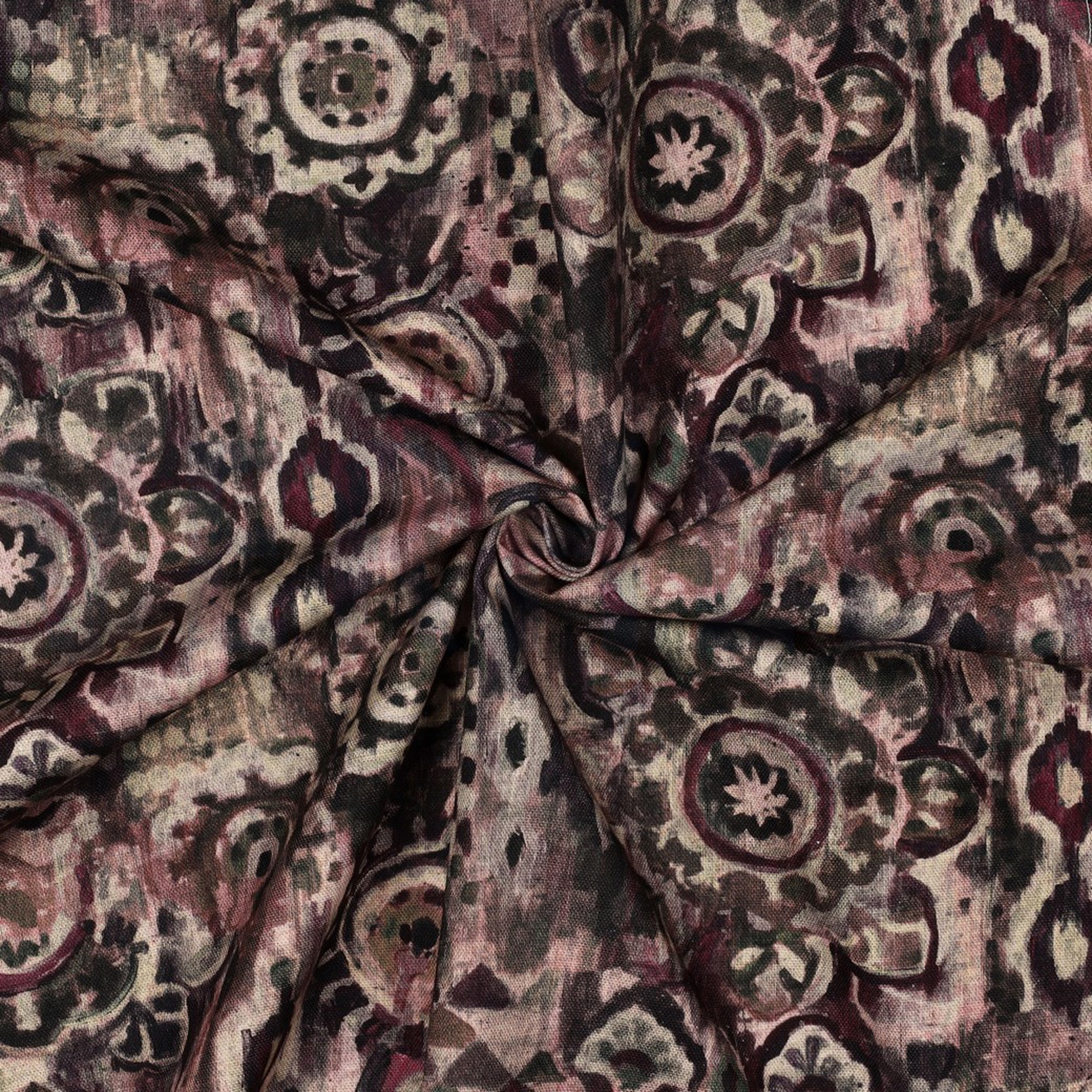 CANVAS DIGITAL ABSTRACT BURGUNDY (high resolution) #3