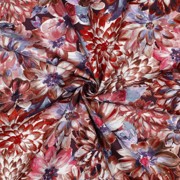 TOILE DÉCORATION FLEURS ORANGE (thumbnail) #3