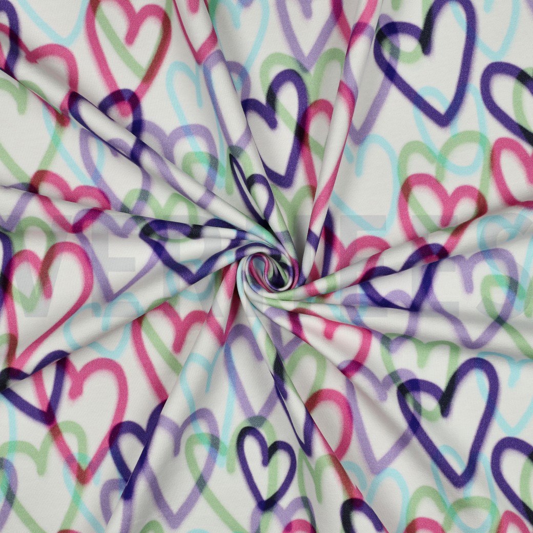 SWEAT DIGITAL HEARTS WHITE #7