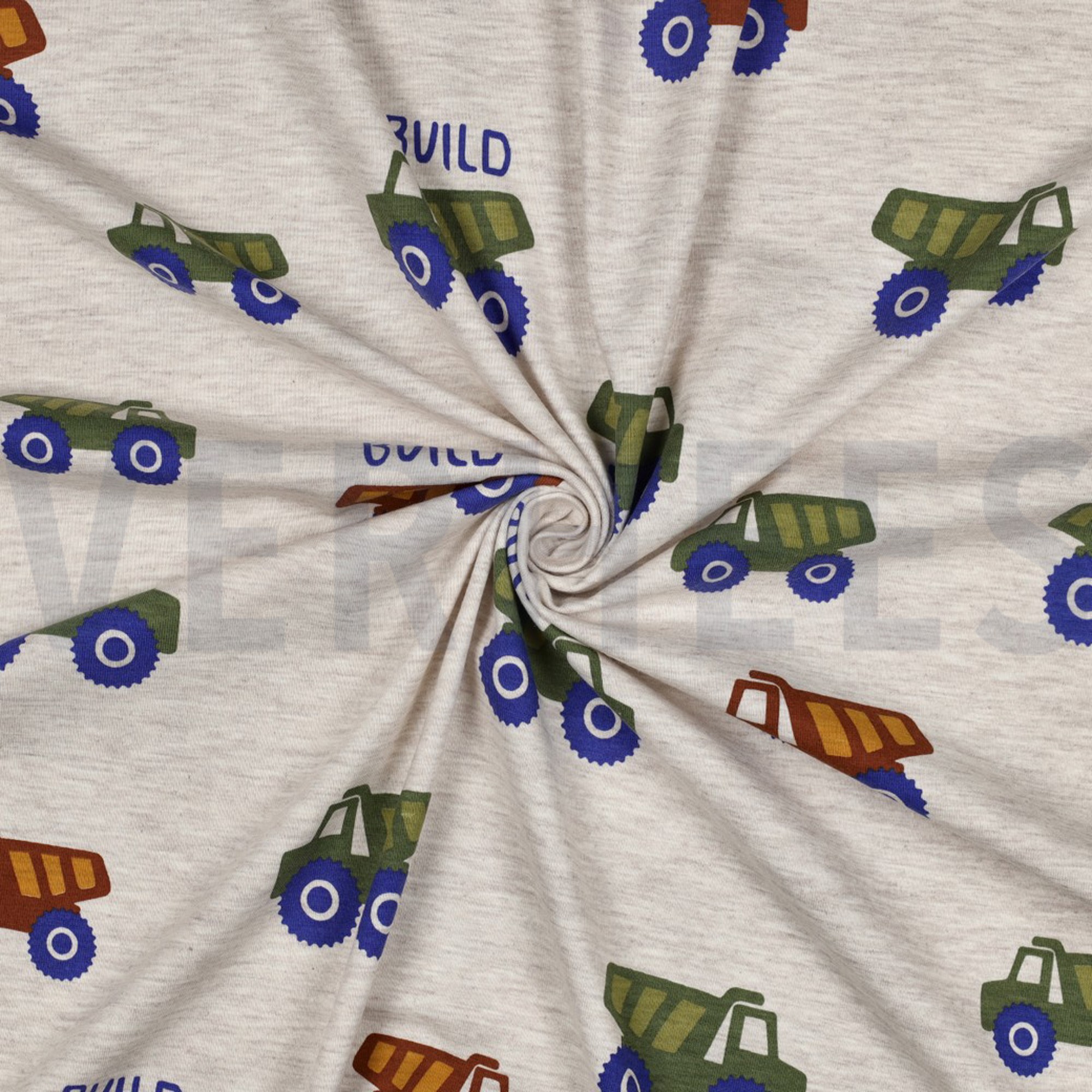 JERSEY MELANGE CONSTRUCTION VEHICLES LIGHT SAND (high resolution) #3