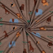 JERSEY MELANGE SAFARITIEREN TAUPE (thumbnail) #3