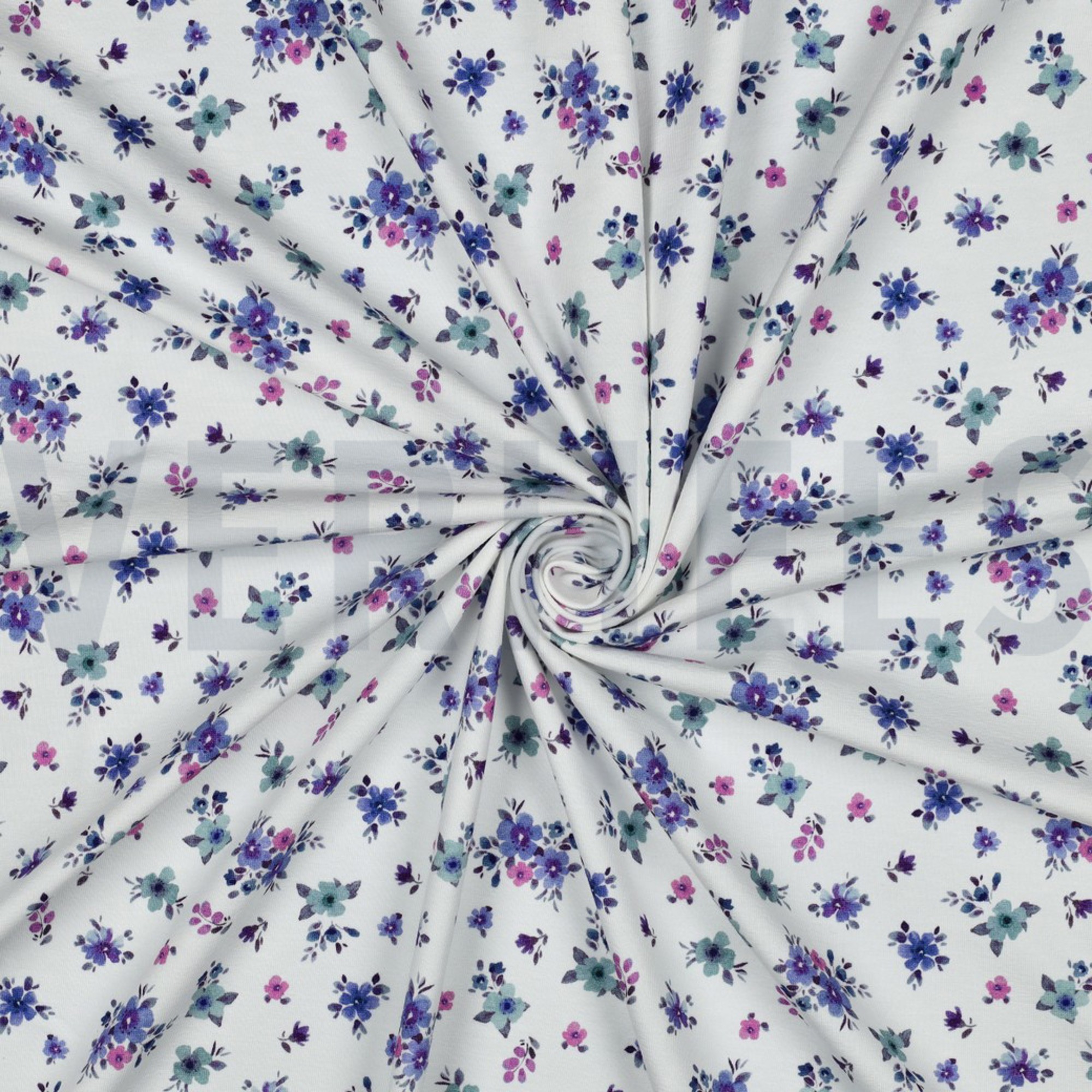 JERSEY DIGITAL BLUMEN LILA/VIOLETT (high resolution) #3