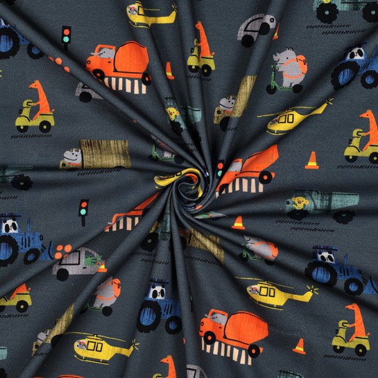 JERSEY DIGITAAL VOERTUIGEN BLAUW #7