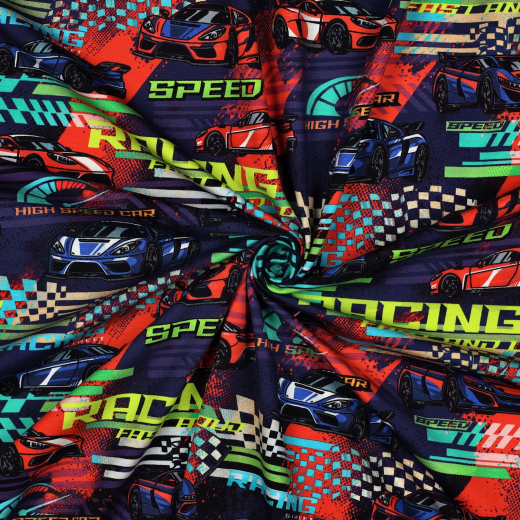 JERSEY DIGITAL RENNWAGEN BLAU #7