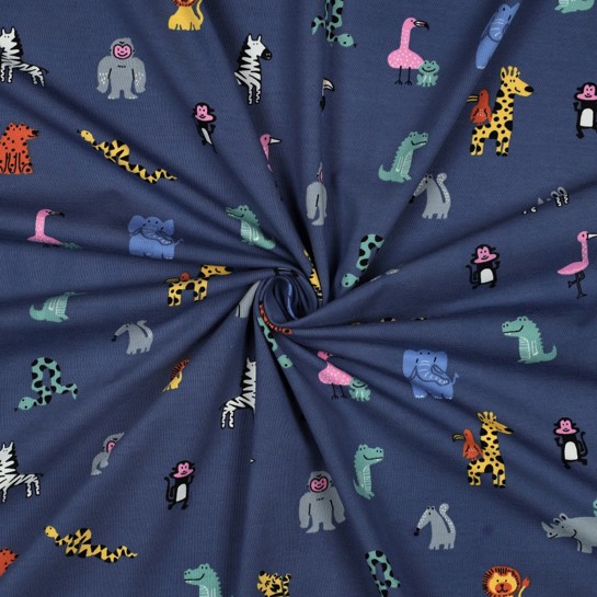 JERSEY SAFARITIEREN BLAU #7