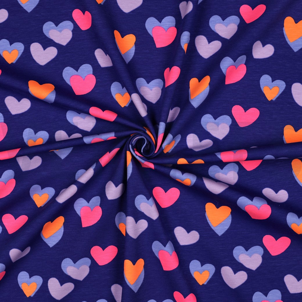 JERSEY NEON HEARTS COBALT #7