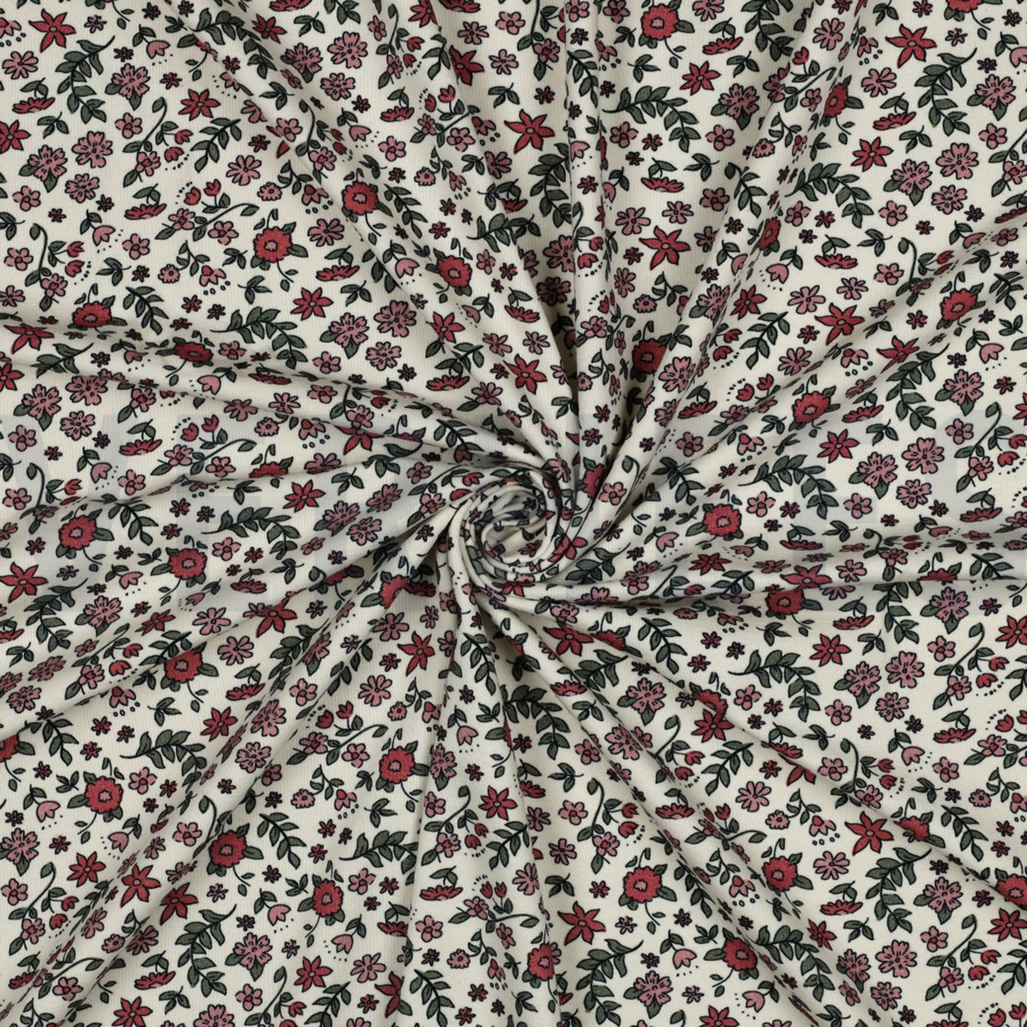 JERSEY GOTS NATURAL BLUMEN NATUR/BEIGE (high resolution) #3