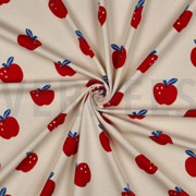 JERSEY GOTS NATURAL ÄPFEL NATUR (thumbnail) #3