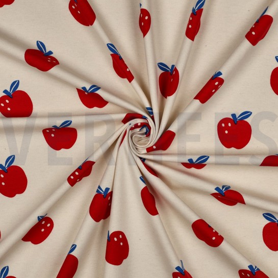 JERSEY GOTS NATURAL ÄPFEL NATUR #7