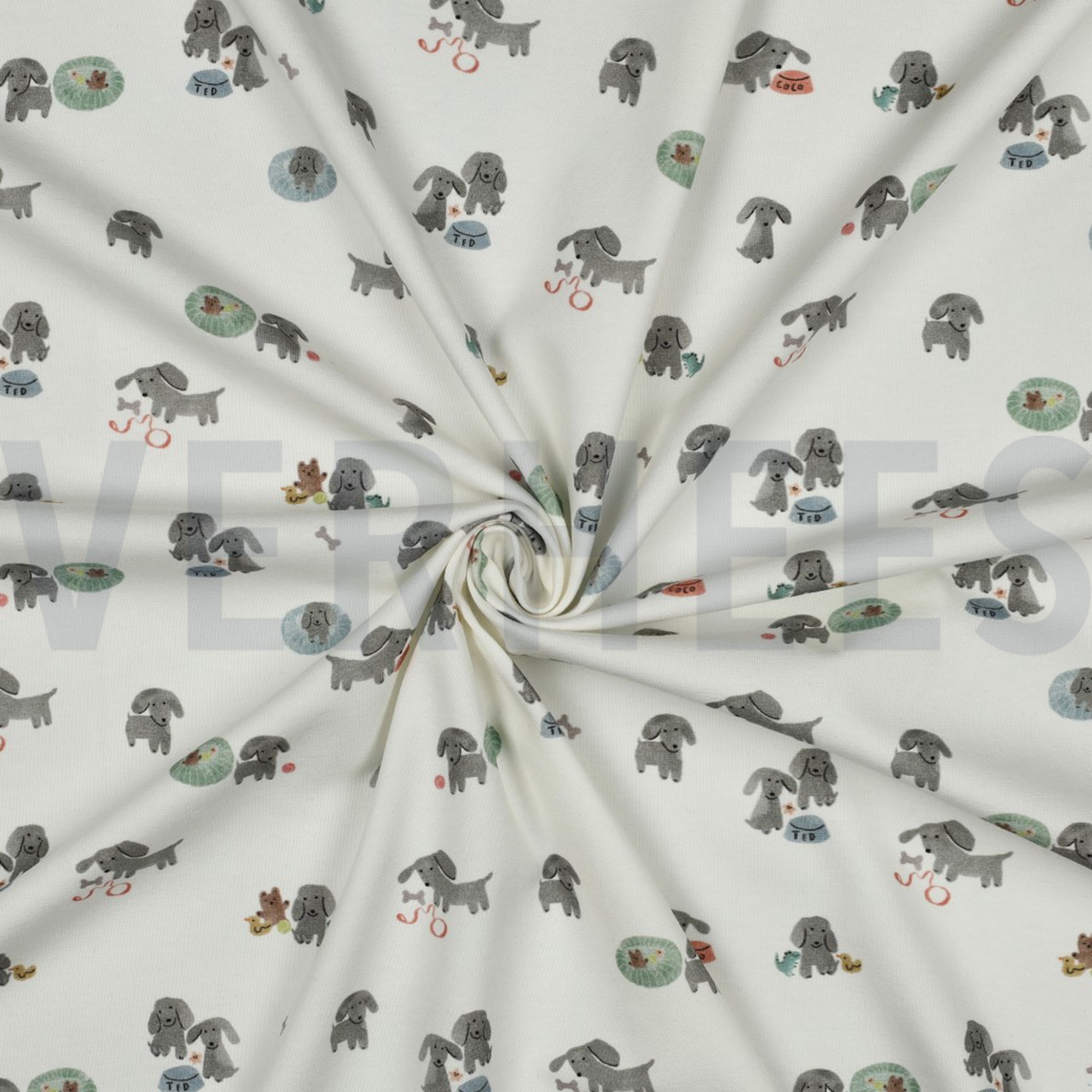 JERSEY GOTS DIGITAL HUNDE GEBROCHEN WEISS (high resolution) #3