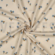 WAFFLE JERSEY FLOWERS ECRU (thumbnail) #3