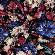 FRENCH TERRY DIGITAL BLUMEN SCHWARZ (thumbnail) #3