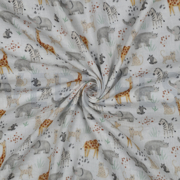 MUSSELIN DIGITAL SAFARI TIERE WEISS (thumbnail) #3