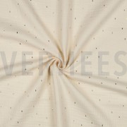 MUSSELIN FOLIE STREIFEN ECRU / GOLD (thumbnail) #3