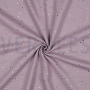 MUSSELIN FOLIE STREIFEN LILA/GOLD (thumbnail) #3