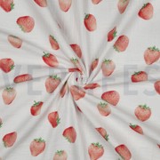 MUSSELIN DIGITAL ERDBEEREN WEISS (thumbnail) #3