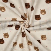 COTON NID D'ABEILLE DIGITAL OURS ÉCRU (thumbnail) #3