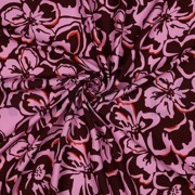 LENZING™ ECOVERO™ BLUMEN BORDEAUXROT (thumbnail) #3