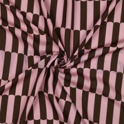 LENZING™ ECOVERO™ STRIPES BROWN (thumbnail) #3