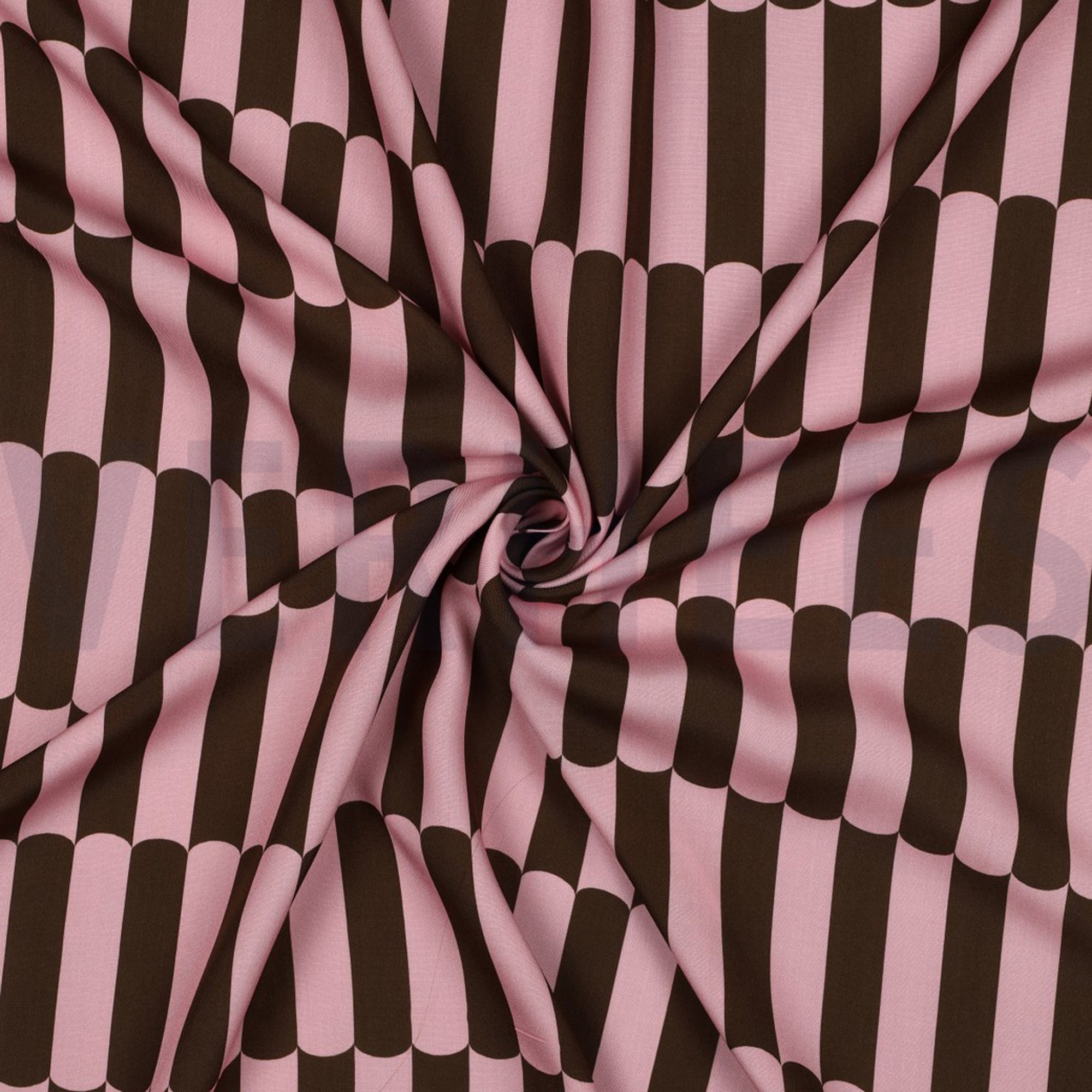 LENZING™ ECOVERO™ STRIPES BROWN (high resolution) #3