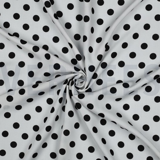 VISCOSE RADIANCE POLKA DOTS WIT #7