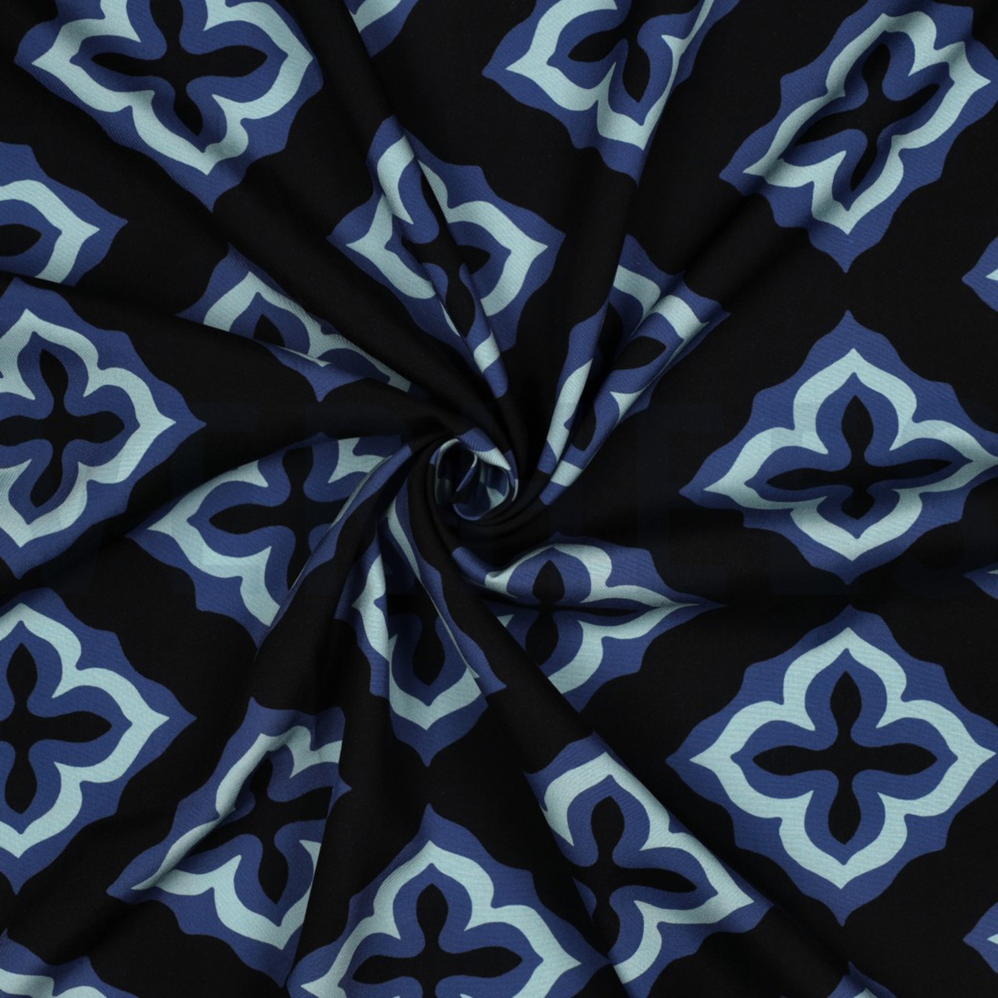 VISKOSE RADIANCE ABSTRAKT SCHWARZ (high resolution) #3